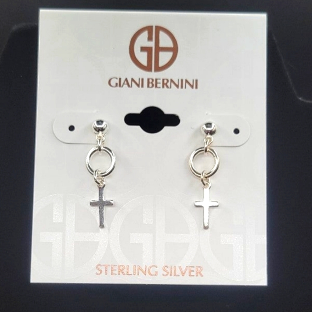 Giani Bernini Cross Earrings